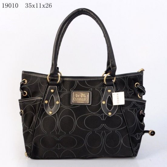 Coach Waverly In Monogram Large Black Totes DNA | Women